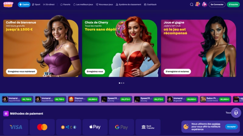 Candy Spinz Homepage